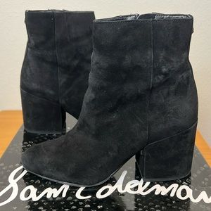 Sam Edelman Taye Black Suede Bootie